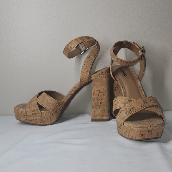 Abound Tenille Platform Sandal In Natural Cork - Picture 3 of 8